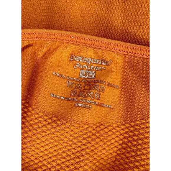 Patagonia Capilene Women's Long Sleeve Baselayer Top Orange Size XL EUC!! - Picture 4 of 5